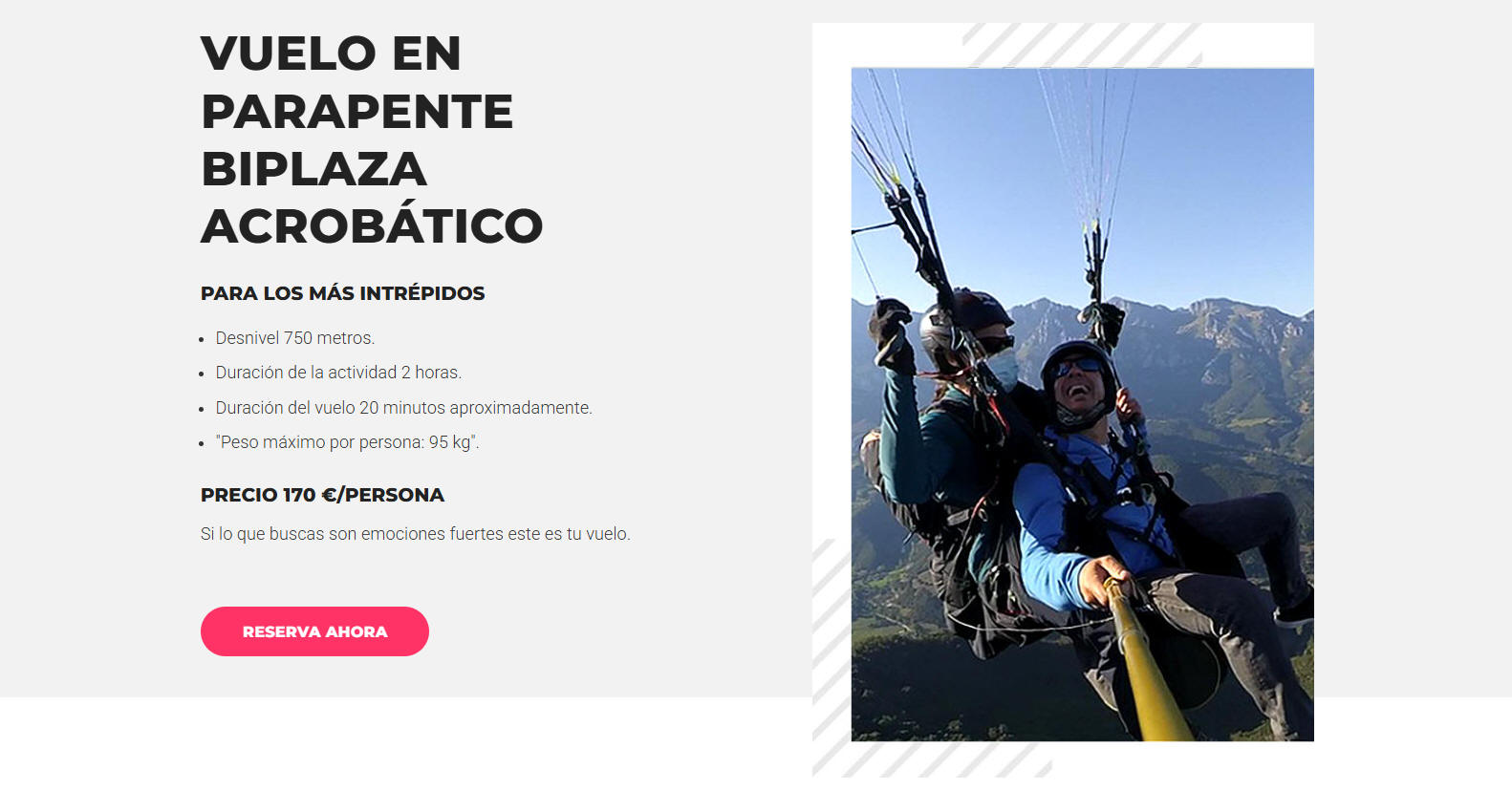 PARAPENTE BIPLAZA ACROBATICO