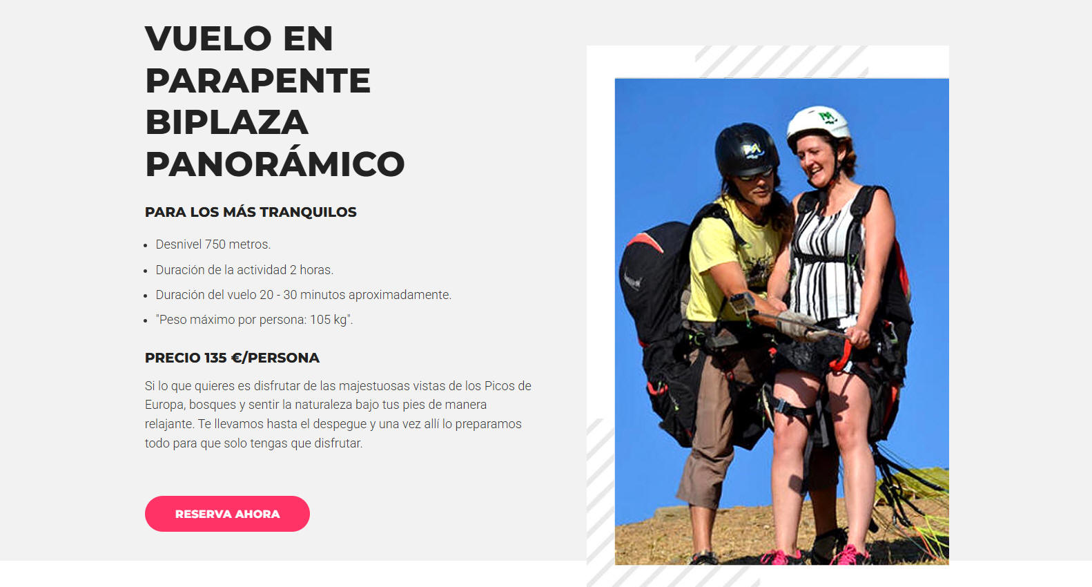 PARAPENTE BIPLAZA PANORAMICO